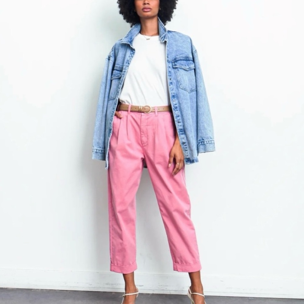 Pistola Kellin Casual Pink High-Waist Trousers
